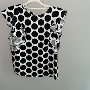 Polk-a-dot top